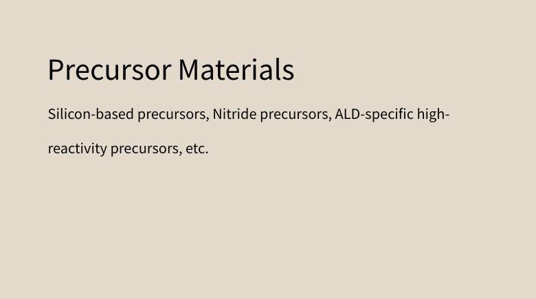 Precursor Materials