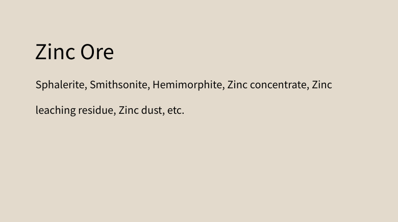 Zinc Ore
