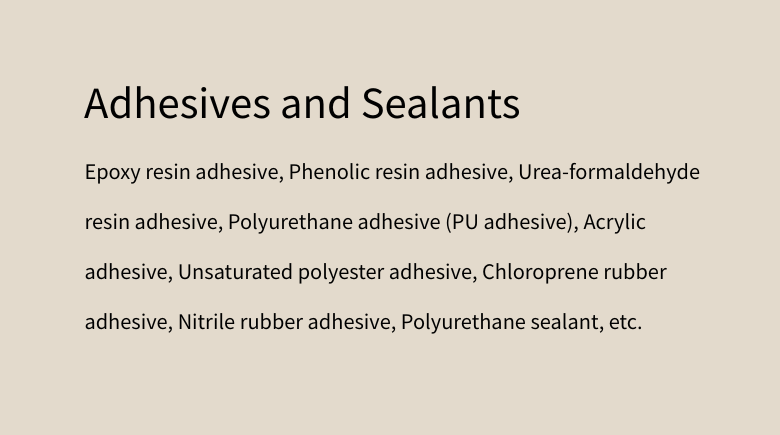 Adhesives and Sealants
