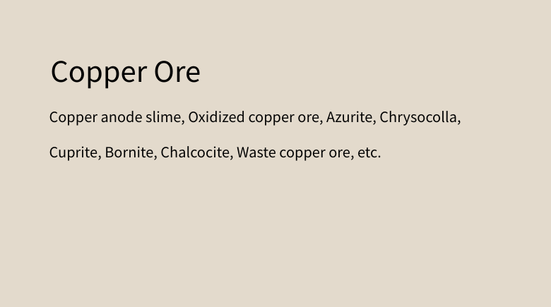 Copper Ore